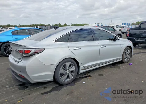 2016 Hyundai Sonata Hybrid from USA, damaged, VIN KMHE34L19GA034074